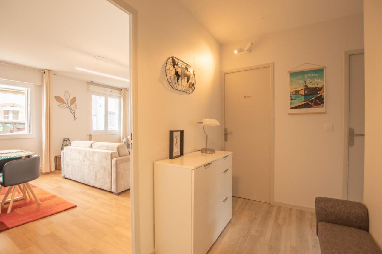 Appartement Hyper Centre Avec Garage Prive Конкарно Екстериор снимка